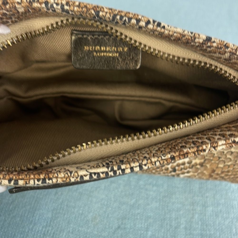 Burberry Tan Snake Pouch - Picture 7 of 8